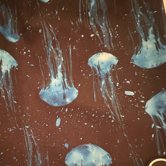 SPEEDO BOYS BLUE JELLYFISH PRINT SWIM TRUNKS/SHORTS. SIZE MEDIUM (10-12) - Picture 7 of 10